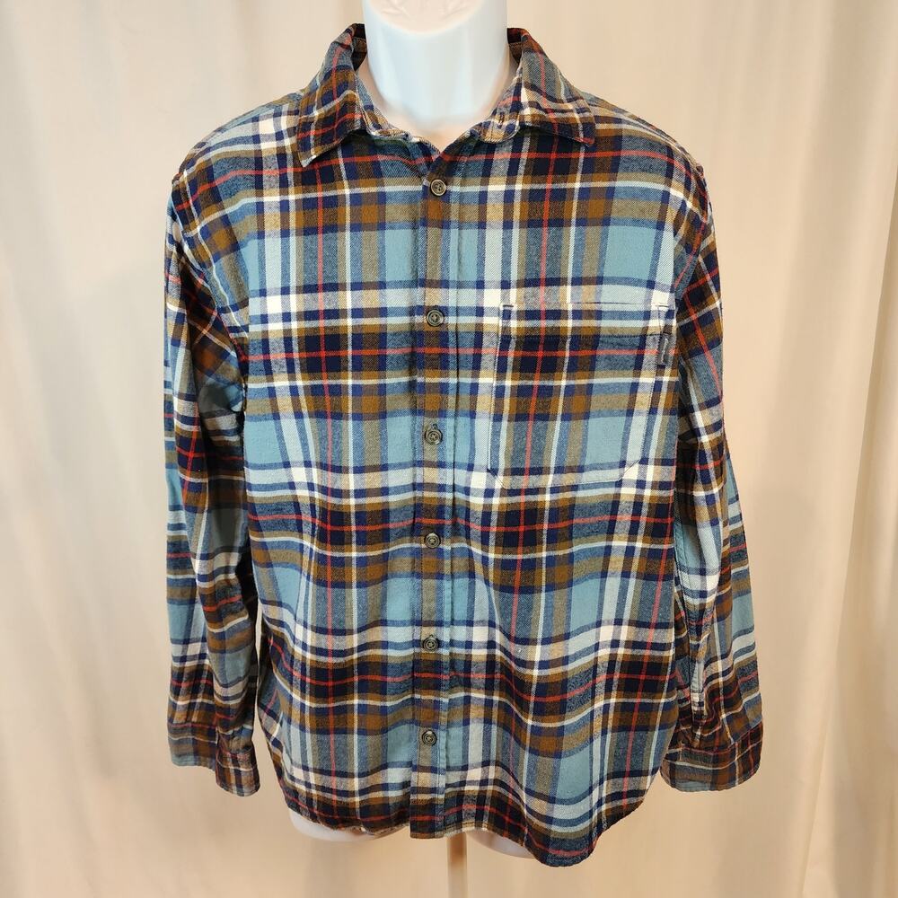 Eddie Bauer Flannel Shirt – 100% Cotton – Size Large